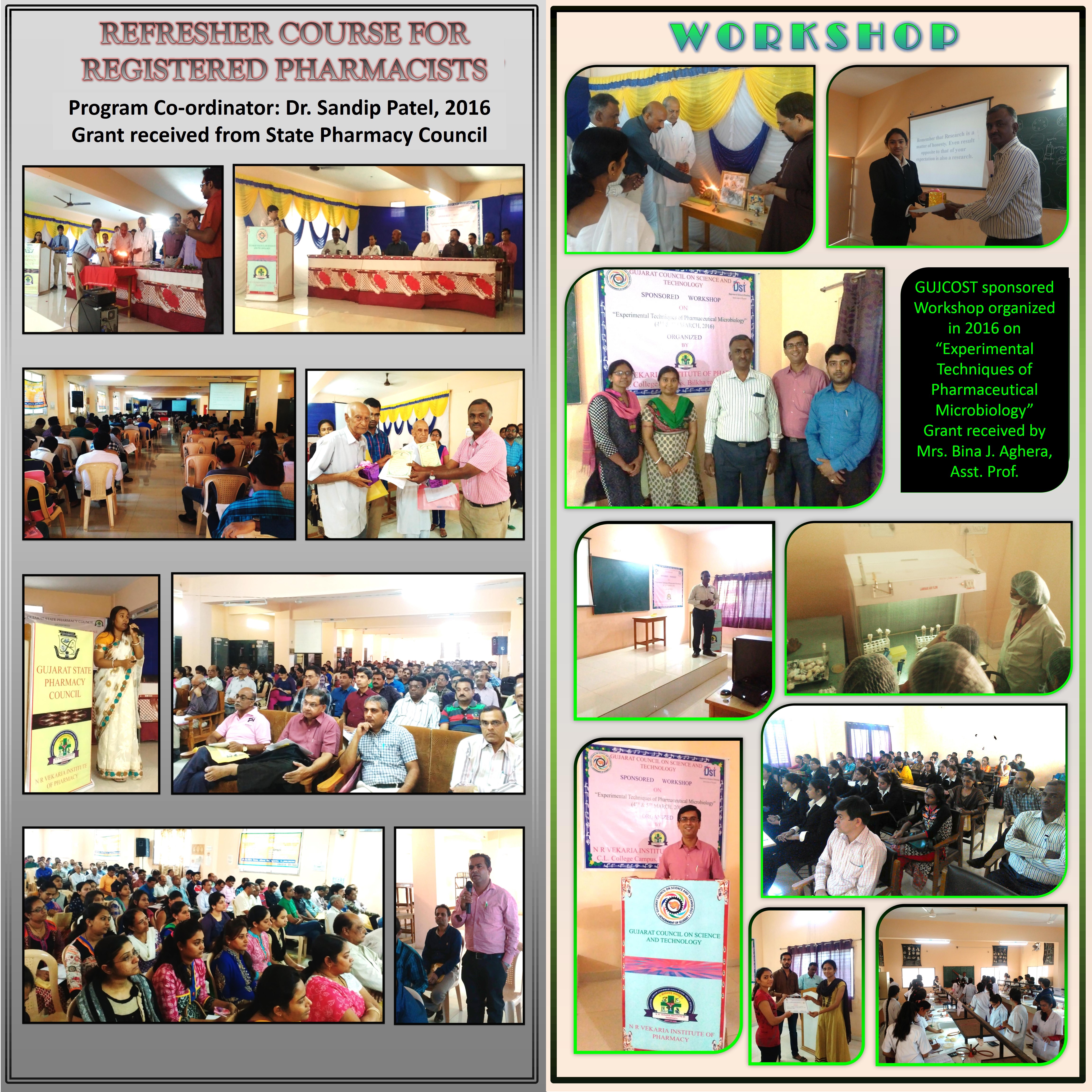 Workshop & Seminars Taken